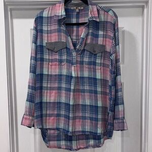 Seven7 Multicolor Plaid Shirt